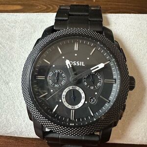 Fossil Dark Tone Chronograph Watch